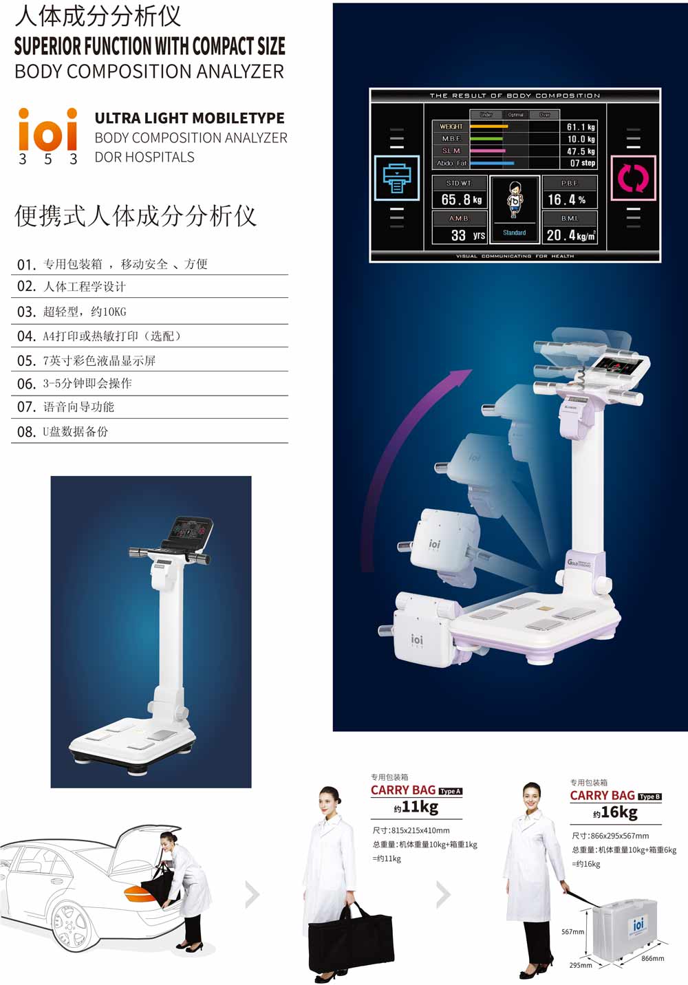 ioi353人体成分分析仪